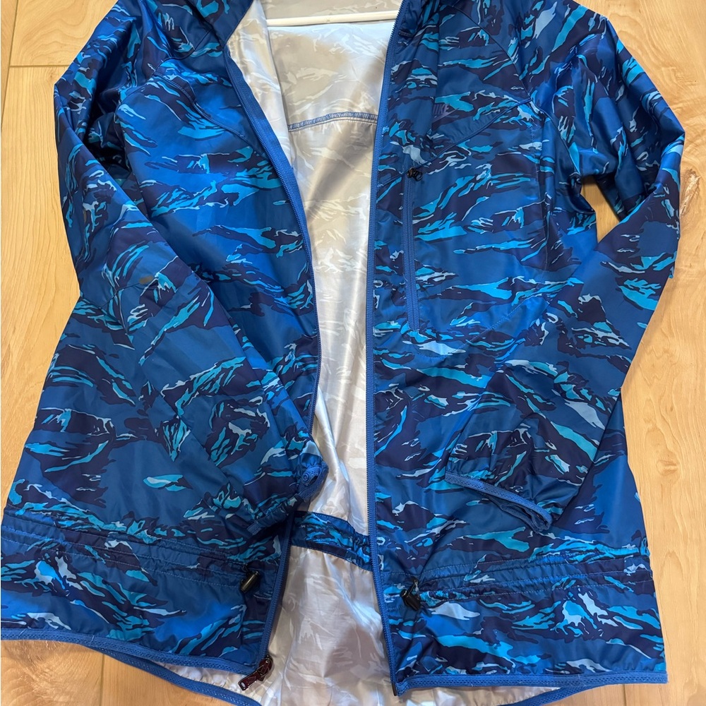 Nike Blue Camouflage Jacket
